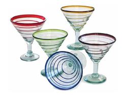 Spiral Classic Cocktail or Margarita Glass