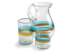 Cortez Tumblers and Pitcher