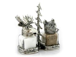 Forest Friends Moose and Bear Salt and Pepper Shakers