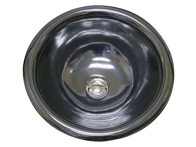 Picture of Hand Crafted Sink | Antique Silver Glaze Ceramic Bath Sink