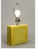 Picture of Medium Rectangular Lamp with Green Ceramic Base by Alex Marshall Studios