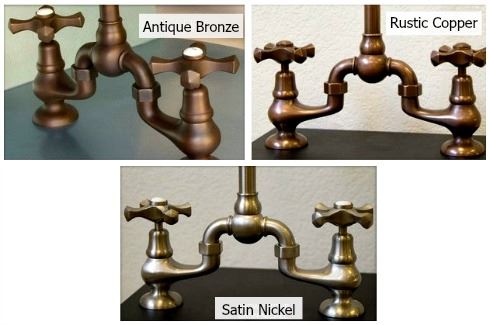 Picture of Sonoma Forge | Kitchen Faucet | Brownstone with Large Swivel Spout | Deck Mount