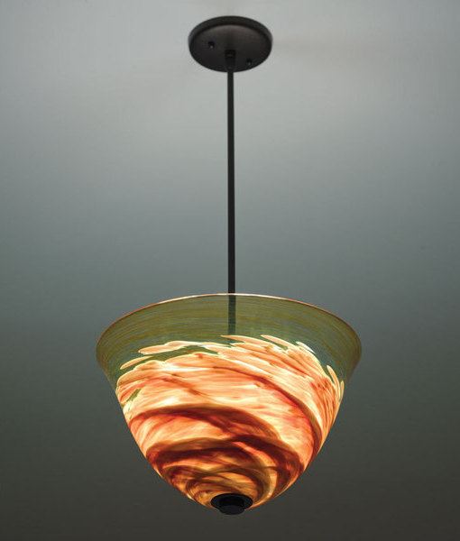 Picture of Agua Viva Blown Glass Pendant Light