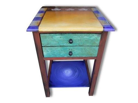 Hand Painted End Table 2