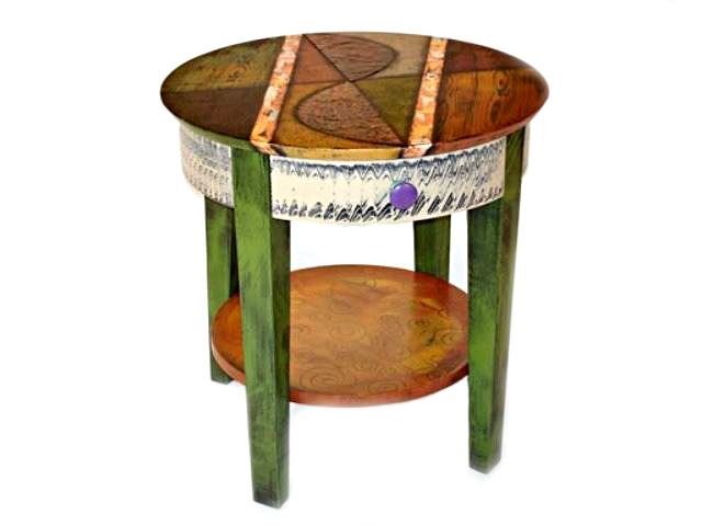 Picture of Hand Painted End Table 6