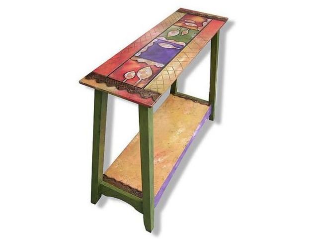Picture of Hand Painted Entry Table 1