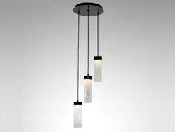 Picture of Parallel Collection Round Waterfall Pendant Chandelier 3 pc