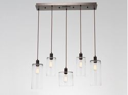 Linear Chandelier | Apothecary