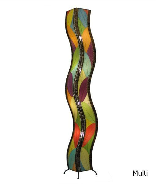 Unique Floor Lamp Wave Artisan Crafted, Cool Floor Lamps