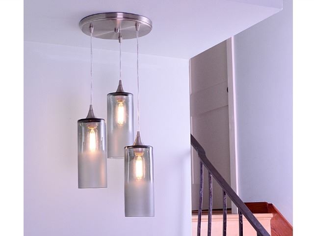 Picture of Atmospheric Series Cylinder Pendant Chandelier 3 pc