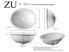 Hand Crafted Sink | 21" Self-Rimming Oval Ceramic Sink with Flat Rim