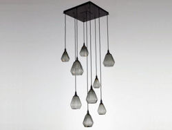 Dining Room Chandelier | Hedra | Square Waterfall