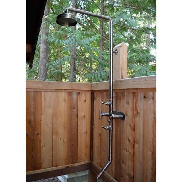 Picture of Sonoma Forge | Outdoor Shower | Waterbridge 870 with Tub Filler
