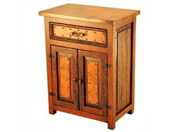 Picture of Deer Valley Nightstand with Copper Panels