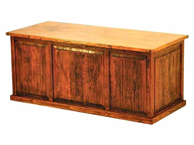 Picture of 5-Drawer Executive Desk with Copper Panels
