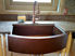 33" Rounded Front Copper Farmhouse Sink by SoLuna