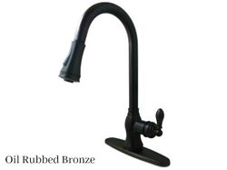 Kingston Brass American Classic Single Handle Pull-Down Kitchen Faucet