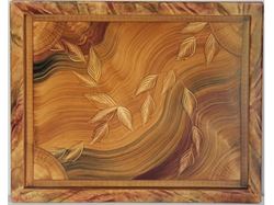Picture of Grant-Norén Serving Tray - Honey Burl