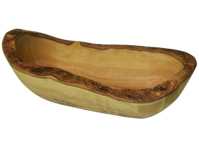 Picture of Naturally Med Olive Wood Bread Dish