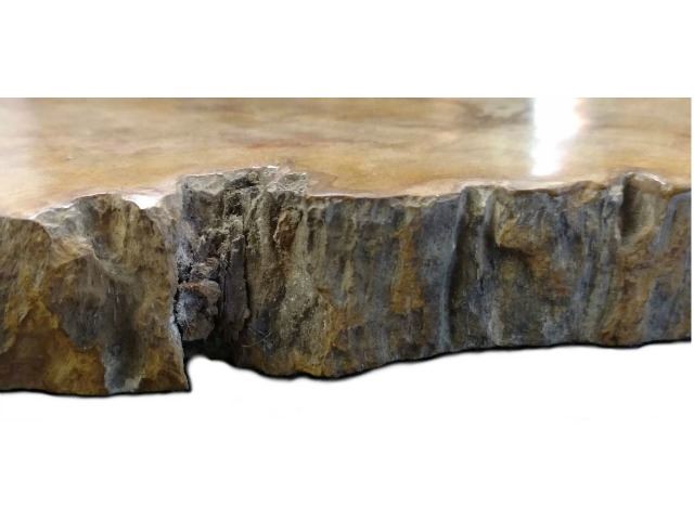 Picture of Petrified Wood Cheese Board - Large with Brown Accent