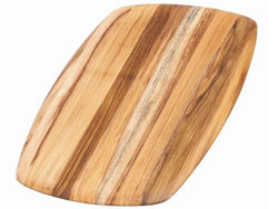 Rectangle Edge Grain Gently Rounded Edge Serving Board by Proteak 16 inch