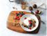 Picture of Rectangle Edge Grain Gently Rounded Edge Serving Board by Proteak 16 inch