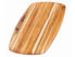 Picture of Rectangle Edge Grain Gently Rounded Edge Serving Board by Proteak 12 inch