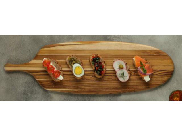 Long Paddle Shaped Serving Board by Proteak