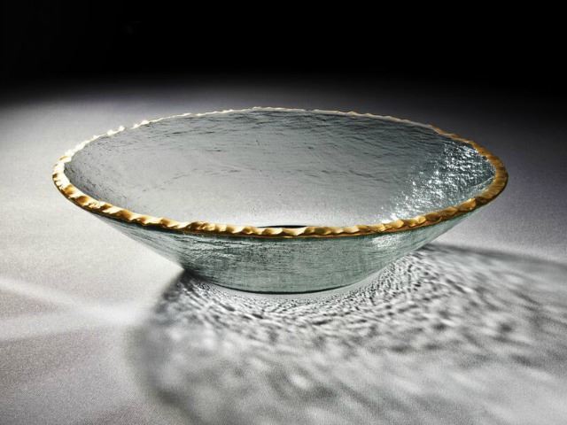 Picture of Edgey Round Glass Bowl