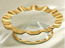 Picture of Ruffle Pedestal Cake Stand