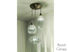 Picture of Blown Glass Pendant Light | Mini Drop | Crystal