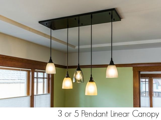 Picture of Blown Glass Pendant Light | Drop | Amber