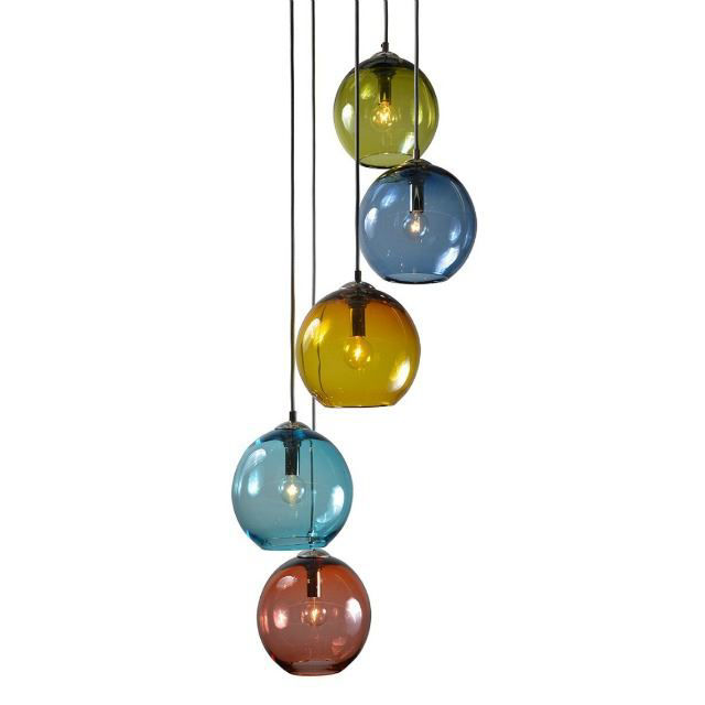 Picture of Blown Glass Pendant Light | Metro | Clear