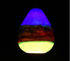 Picture of Blown Glass Pendant Light | Translucent Strata | Cobalt & Sage