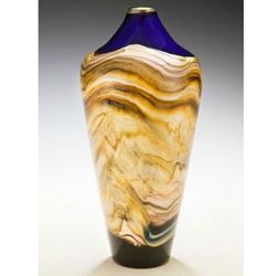 Picture of Blown Glass Vase | Closed Strata