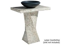 Helical Pedestal - San Cecilia Granite