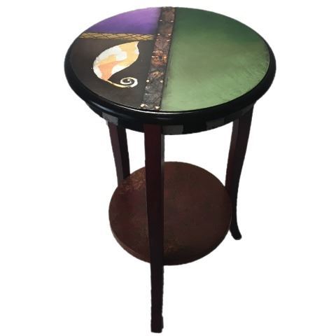 Hand Painted Side Table 3