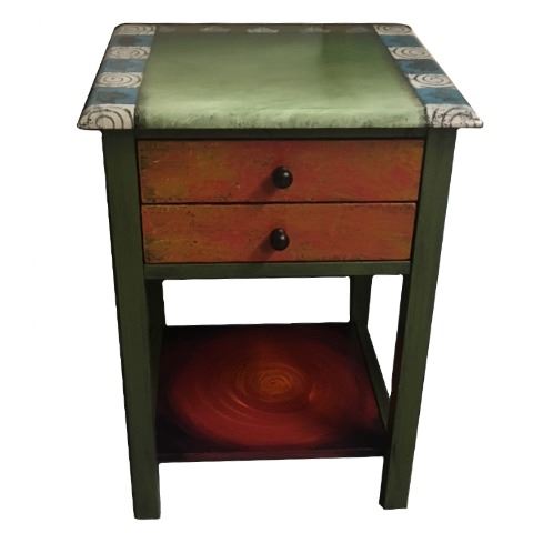 Picture of Hand Painted End Table 1