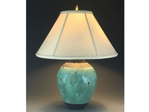 Botanical Table Lamp in Green