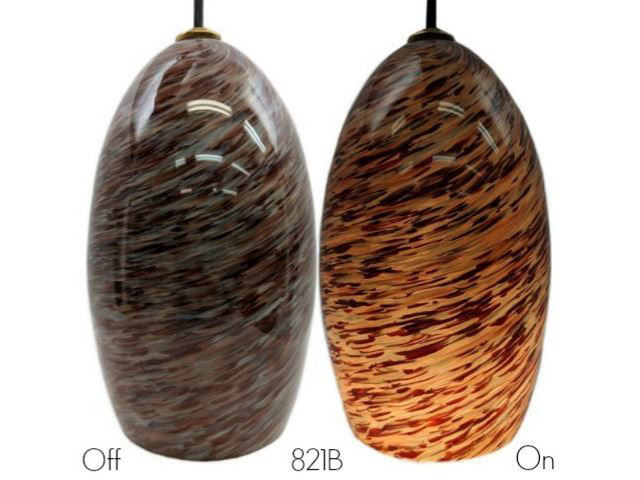 Picture of Blown Glass Pendant Light | Ruby