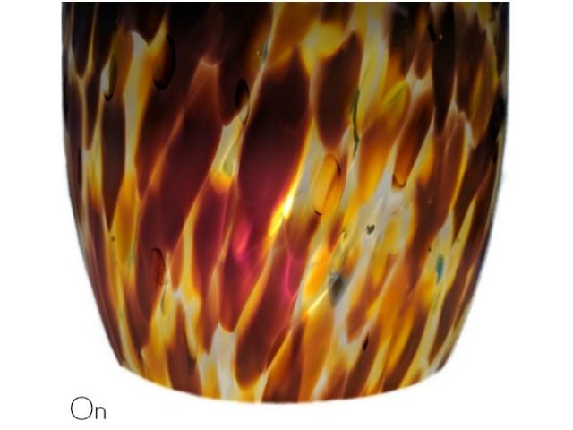 Picture of Blown Glass Pendant Light | Creamsicle