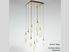 Picture of Rock Crystal Square Multi-Port Pendant Chandelier 9 pc