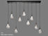 Picture of Linear Pendant Chandelier | Blossom 9