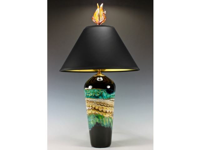 Picture of Gartner Blade Lamps | Opal | Turquoise