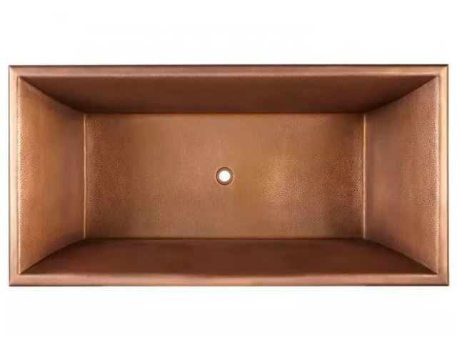 Realeza Slipper Copper Bathtub by SoLuna