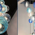 Picture of Blown Glass Pendant Chandelier | Stella Glass | Ocean Tones