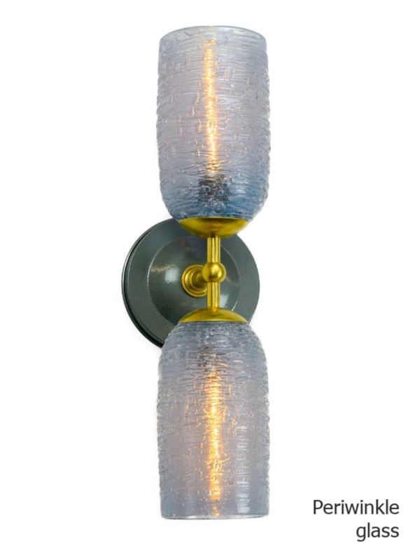 Picture of Wall Sconce | Spun Glass Leger Double