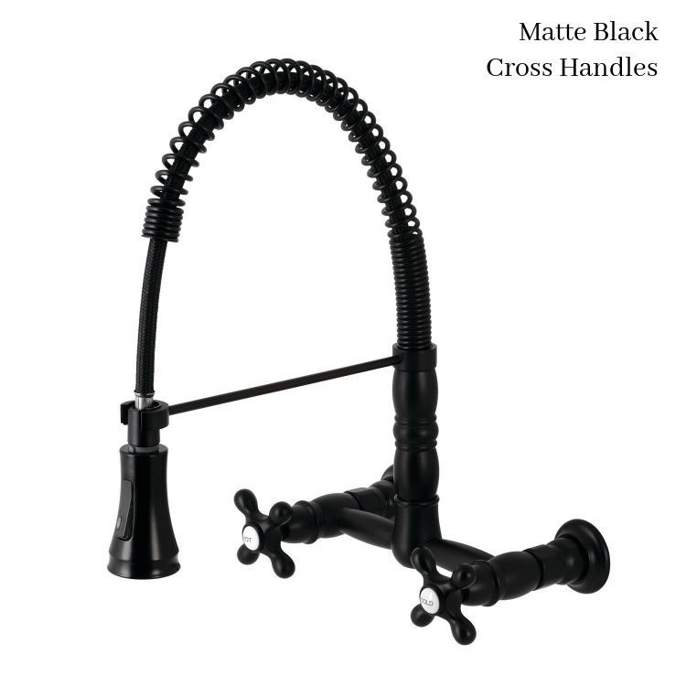 Kingston Brass Wall Mount Kitchen Faucet 2 Artisan Crafted - Wall Hung Kitchen Faucets