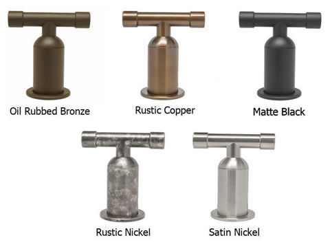 Sonoma Forge | Bar or Prep Faucet | Brut Elbow Spout Single Post | Deck Mount