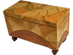 Picture of Grant-Norén Rectangular Trunk - Burl Palm